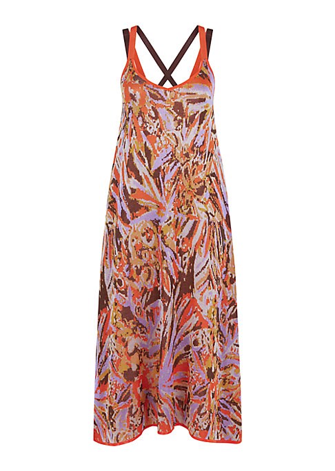 Bold Abstract Midi Dress