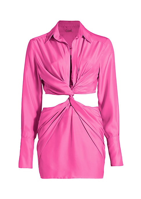 Silken Side Cutout Dress
