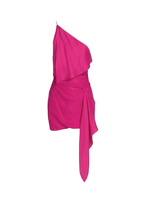 Silk Open Back Minidress