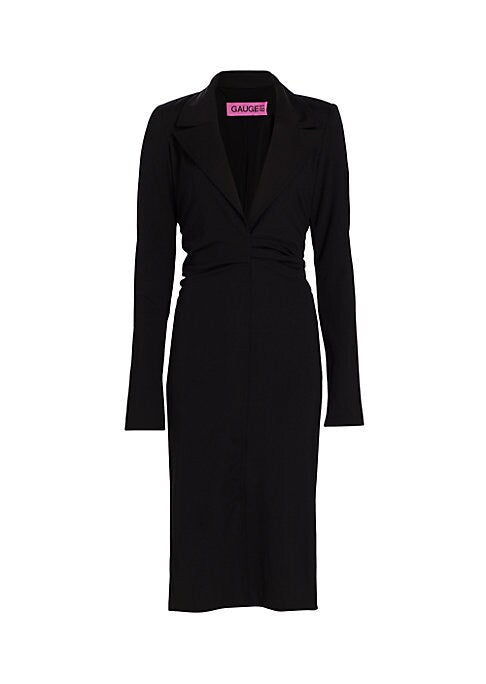 Chic Blazer Midi Dress