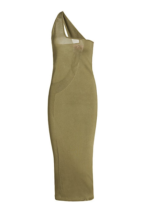 Shimmering One-Shoulder Dress