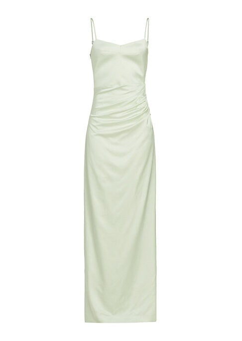 Chic Gathered Evening Gown