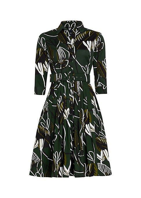 Floral Charm A-Line Dress