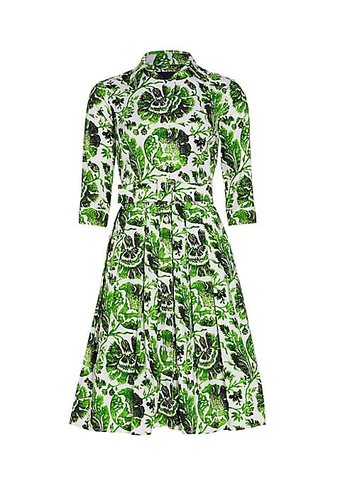 Floral Chic A-Line Dress