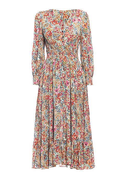 Floral Midi Dress Delight