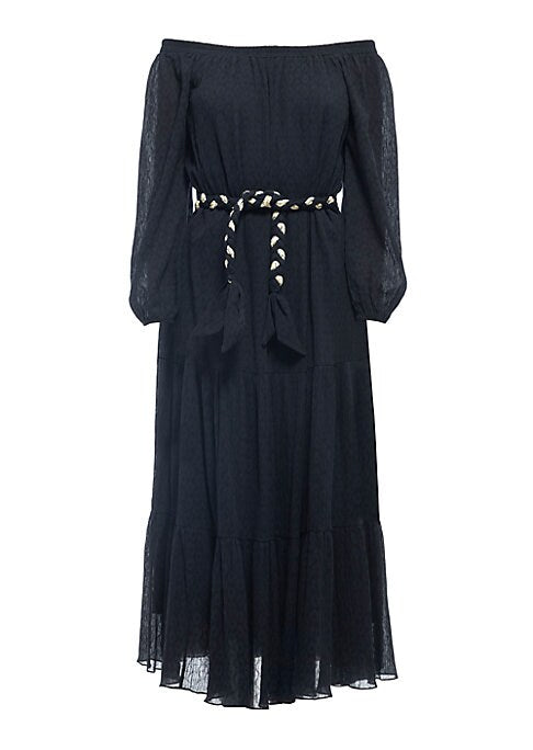 Chic Off-Shoulder Midi Dress