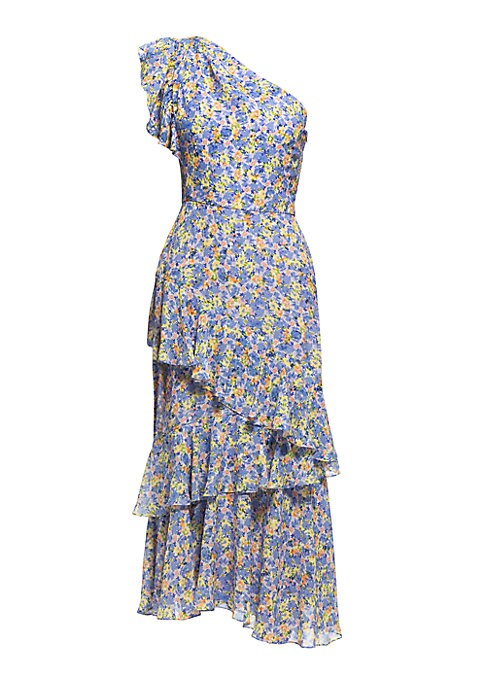 Floral Ruffle Midi Dress