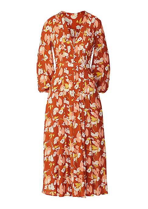 Floral Elegance Midi Dress