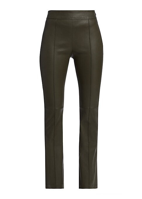 Flare Luxe Leather Trousers