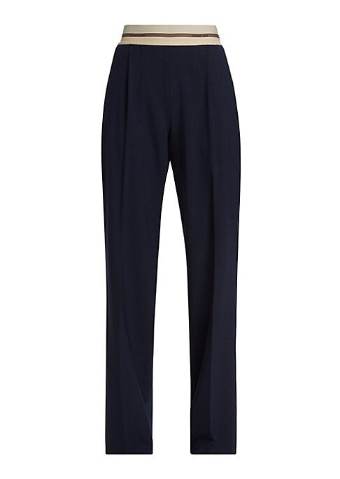 Chic Wide-Leg Luxe Trousers