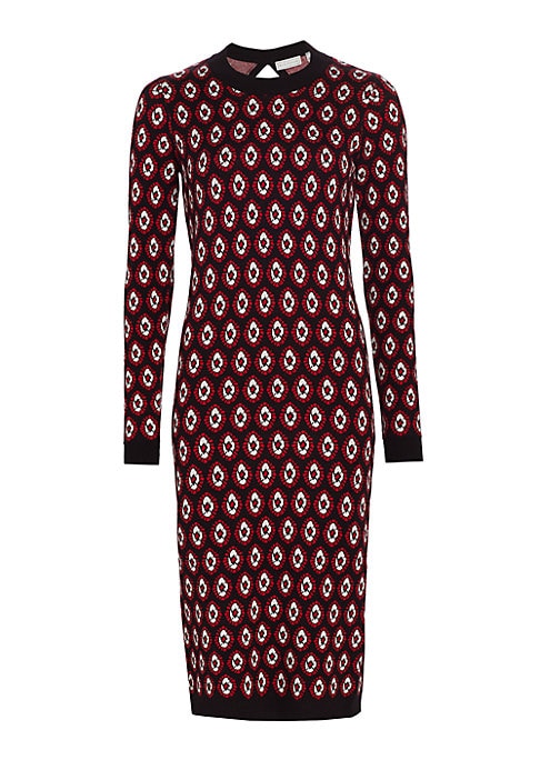 Floral Cutout Midi Dress