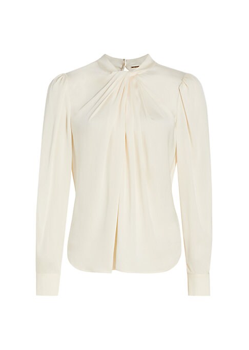 Elegant Twisted Neck Blouse