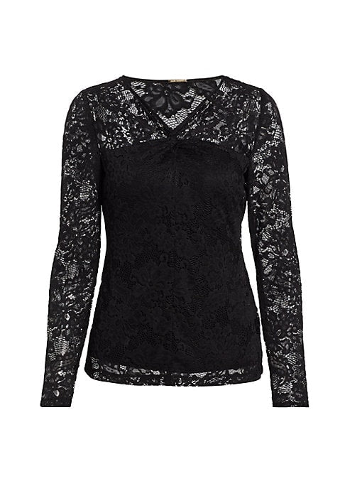 Lace Twist Top