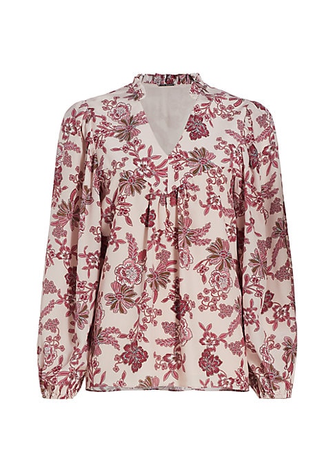 Silk V-Neck Blouse
