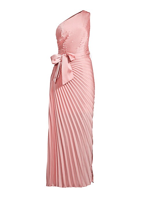 Satin Luxe Asymmetric Gown