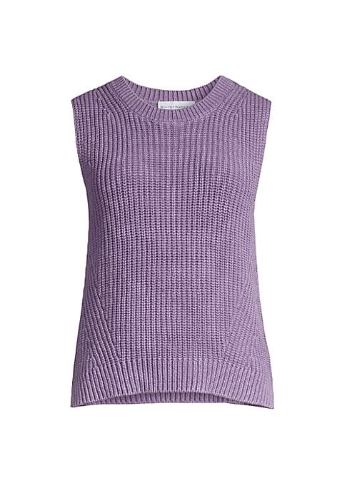 Ribbed Sleeveless Knit Top