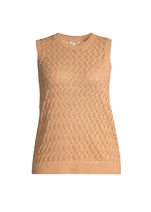 Breathable Cashmere Knit Tank