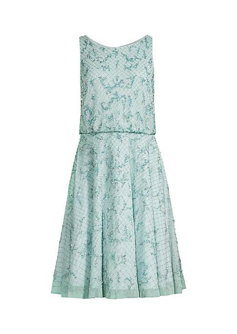 Glittering Flare Dress