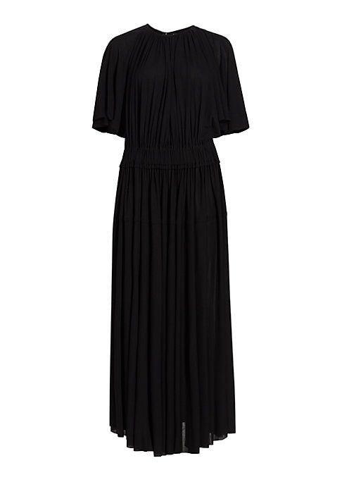 Dynamic Crepe Midi Dress
