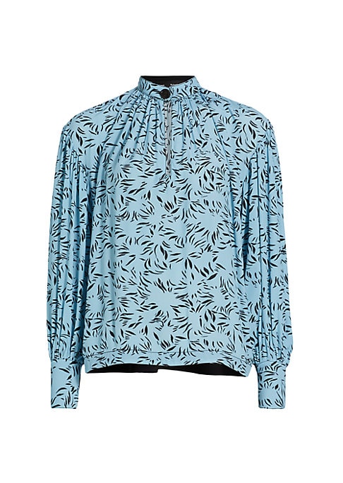 Leafy Elegance Blouse