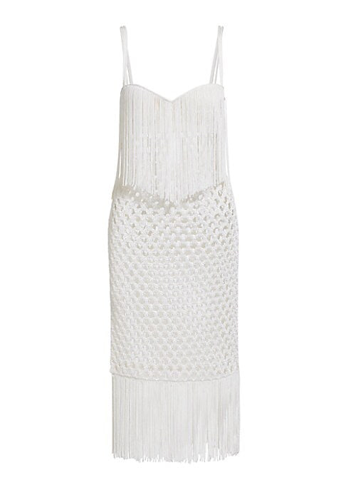 Fringe Flow Midi Dress