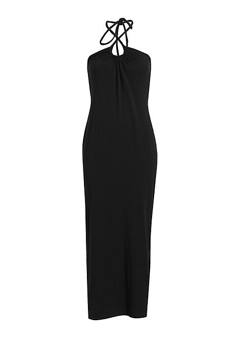 Keyhole Slit Maxi Dress