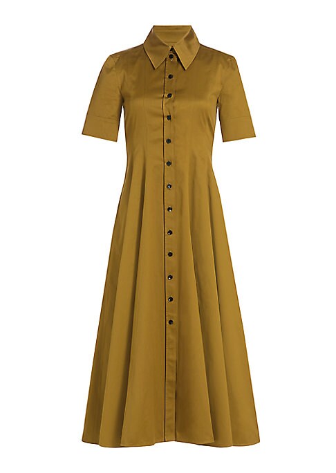 Satin A-Line Casual Dress