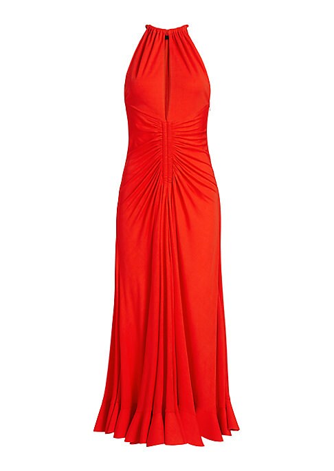 Dramatic Ruched Maxi Dress