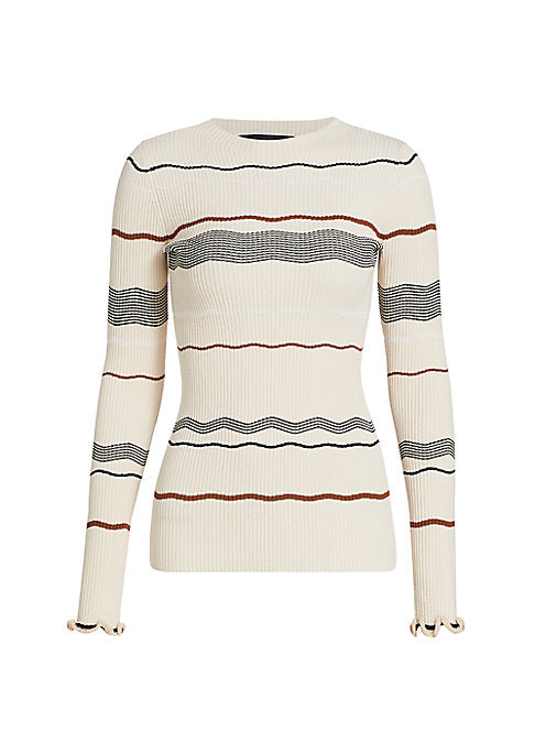 Chic Striped Bodysuit