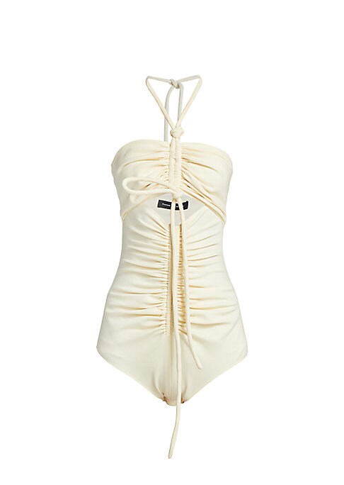 Dramatic Ruched Bodysuit