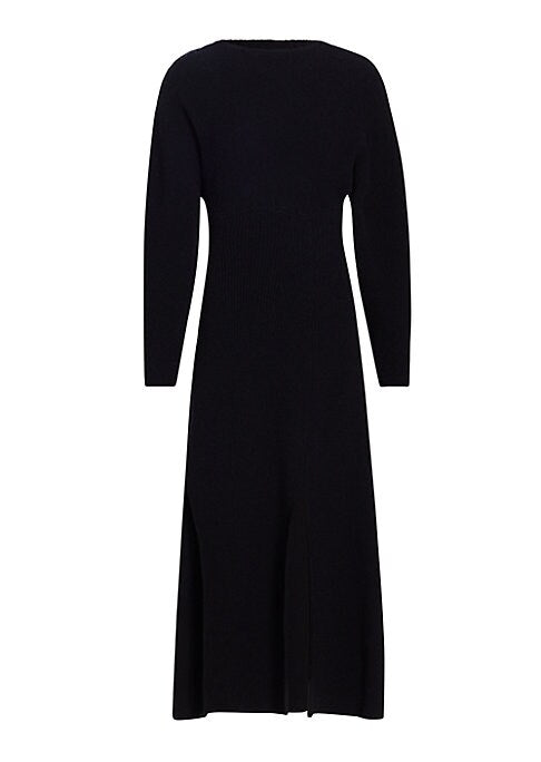Chic Wool Midi Dress