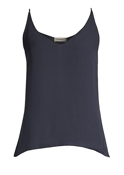 Silk V-Neck Elegance