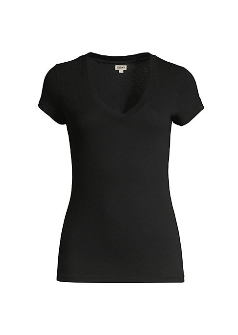 V-Neck Cotton Essential Tee