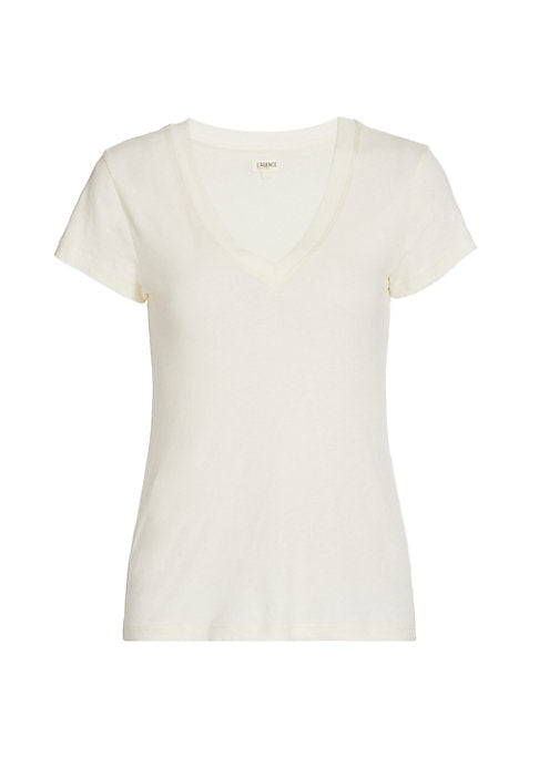 Chic V-Neck Cotton Top