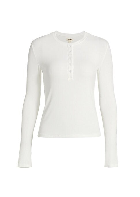 Cozy Modal Henley Top