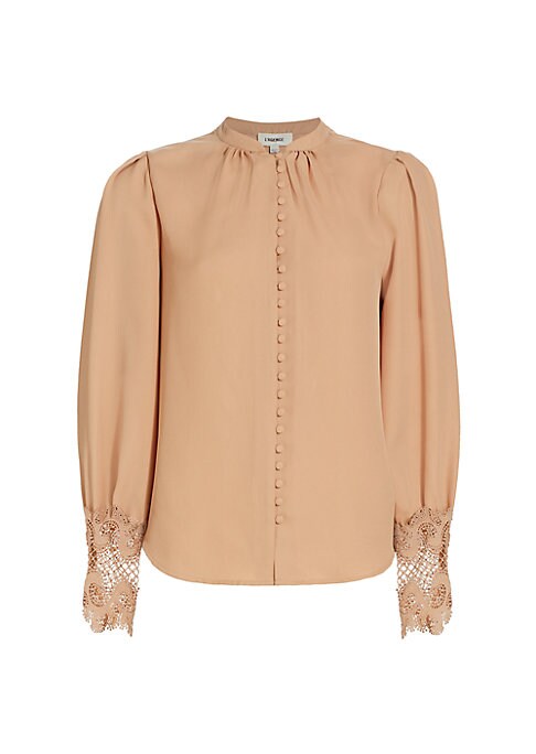 Lace Cuff Elegance Blouse