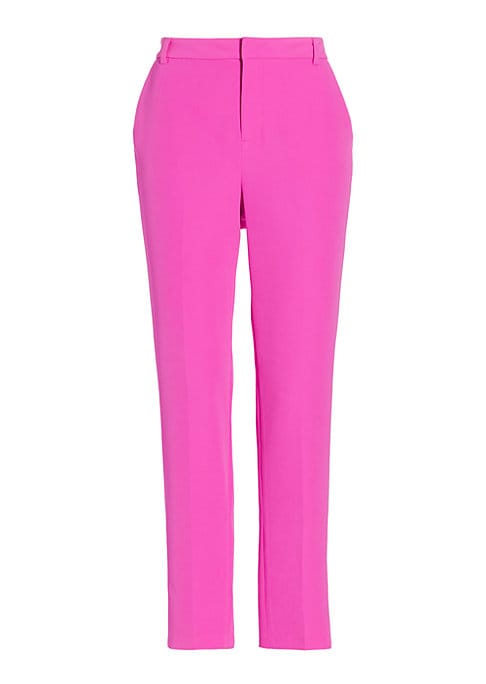 Chic Pleated Crop Trousers