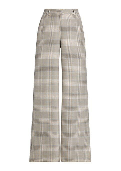 Chic Plaid Trousers