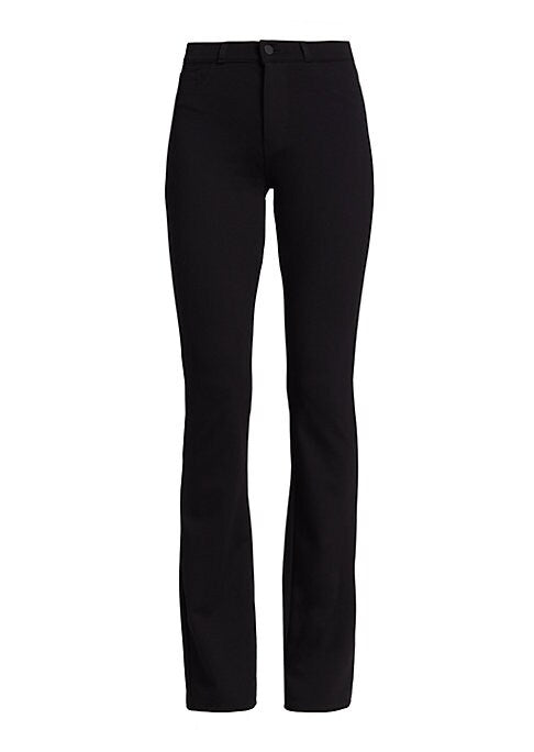 Chic Boot-Cut Ponte Pants