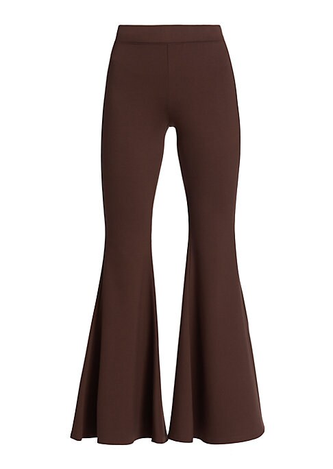 Flared Ponte Pull-On Trousers