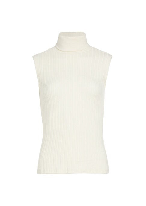 Chic Ribbed Turtleneck Top