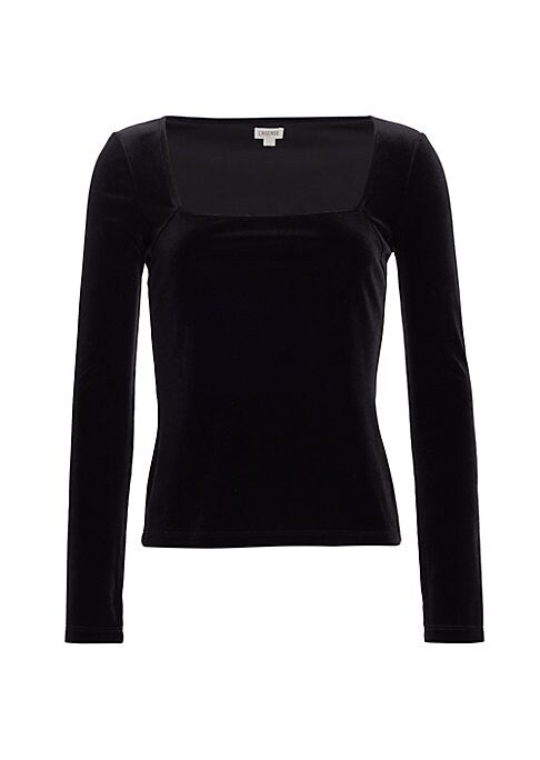 Velvet Plunge Top