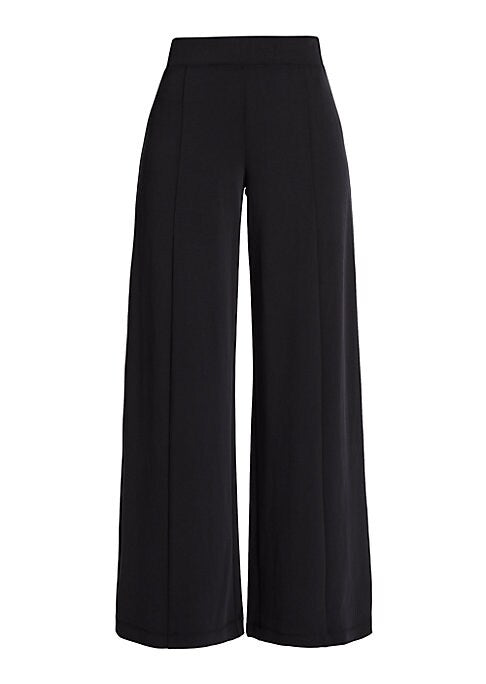 Chic Elastic Wide-Leg Trousers