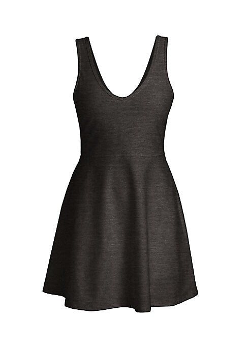 V-Neck Flare Active Dress
