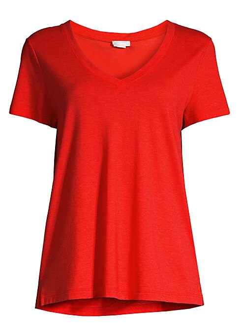Vibrant V-Neck Lounge Tee