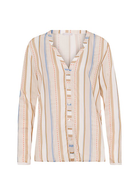 Striped Luxe Lounge Top