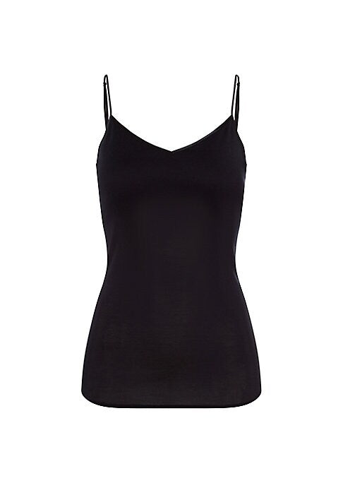 Lace-Trimmed Cotton Cami