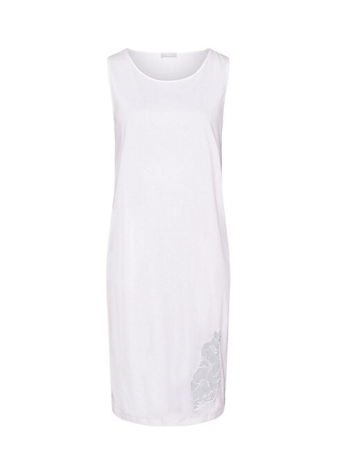 Lace Hem Cotton Dress