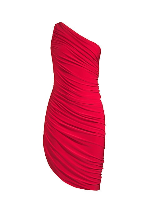 Sleek Asymmetric Mini Dress