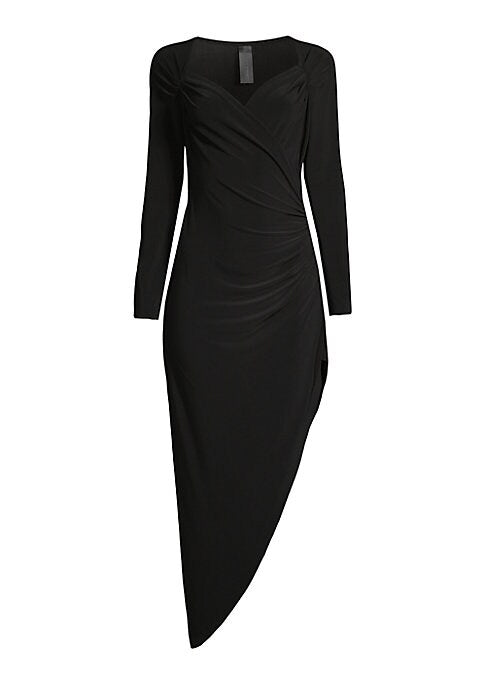 Elegant Asymmetrical Wrap Dress